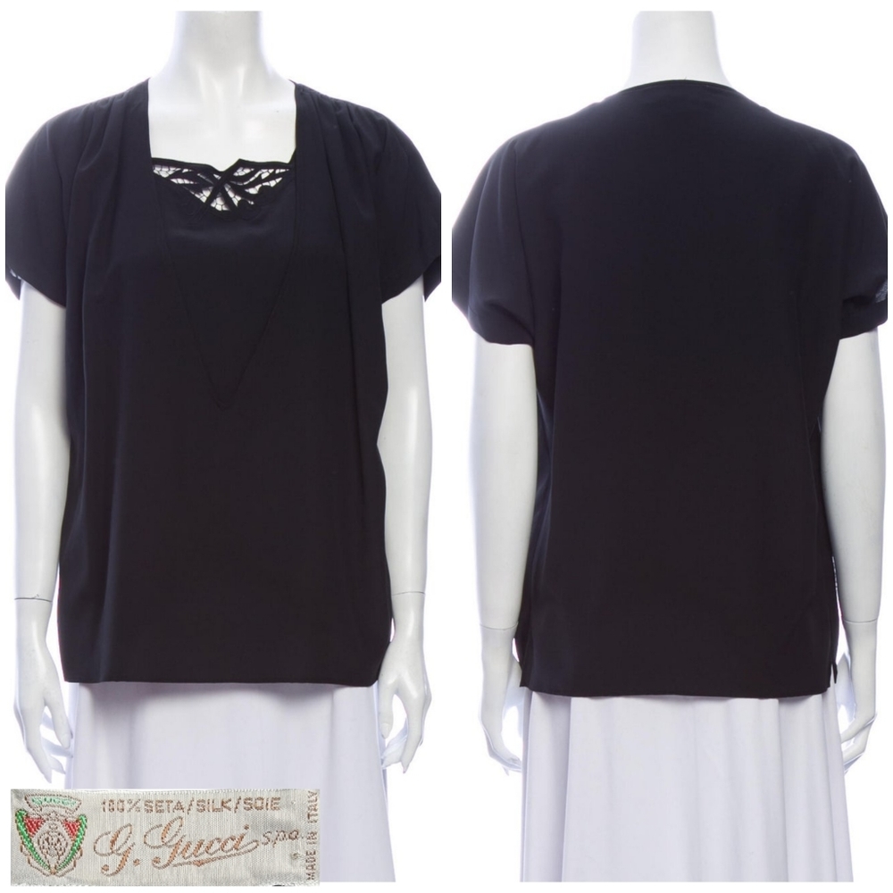 Gucci 100% Silk Top